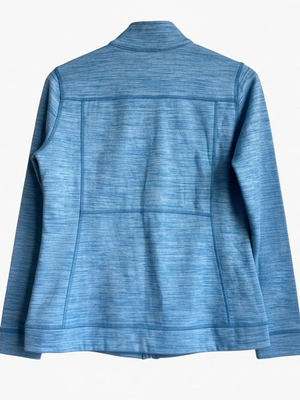 T by Talbots UPF 50+ Comfort Plush Space Dyed Full Zip Jacket XS